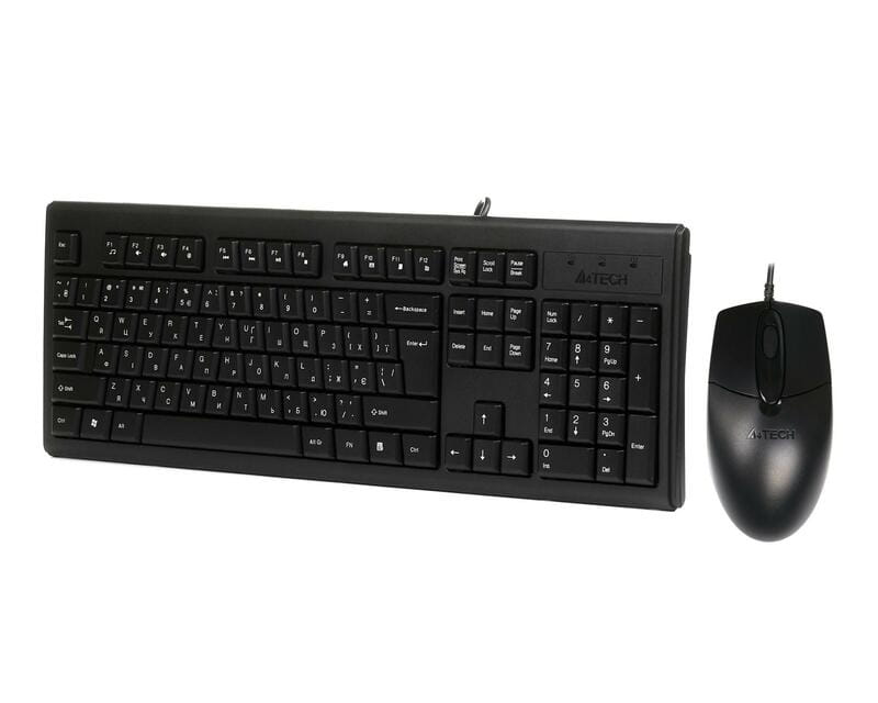 Комплект (клавиатура, мышь) A4Tech KR-8372S Black