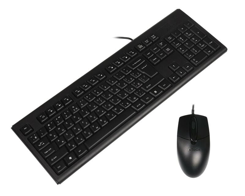 Комплект (клавиатура, мышь) A4Tech KR-8372S Black