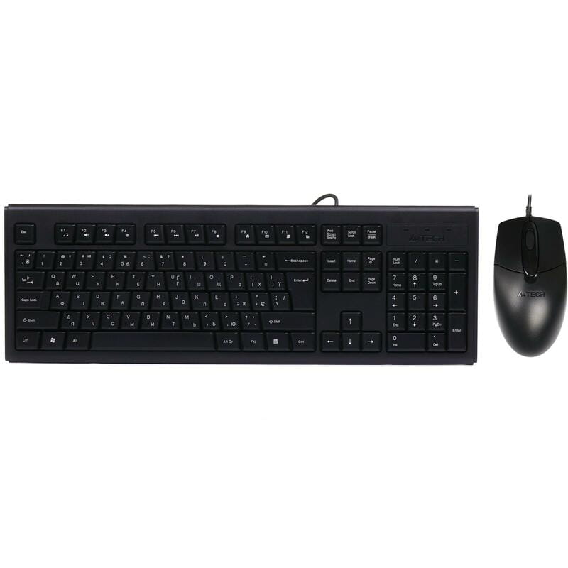 Комплект (клавиатура, мышь) A4Tech KR-8372S Black