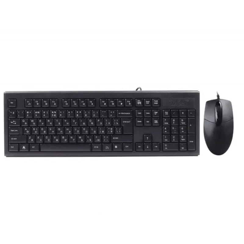 Комплект (клавіатура, миша) A4Tech KR-8372S Black