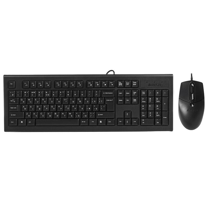Комплект (клавіатура, миша) A4Tech KR-8572S Black