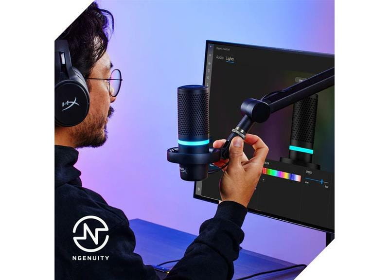 Микрофон HyperX DuoCast RGB Black (4P5E2AA)