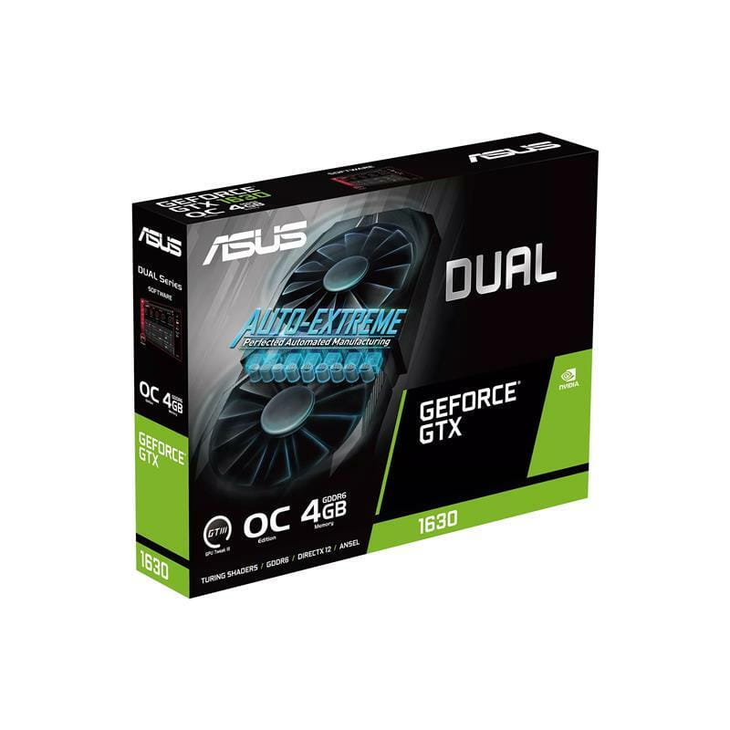 Видеокарта GF GTX 1630 4GB GDDR6 Dual OC Asus (DUAL-GTX1630-O4G)