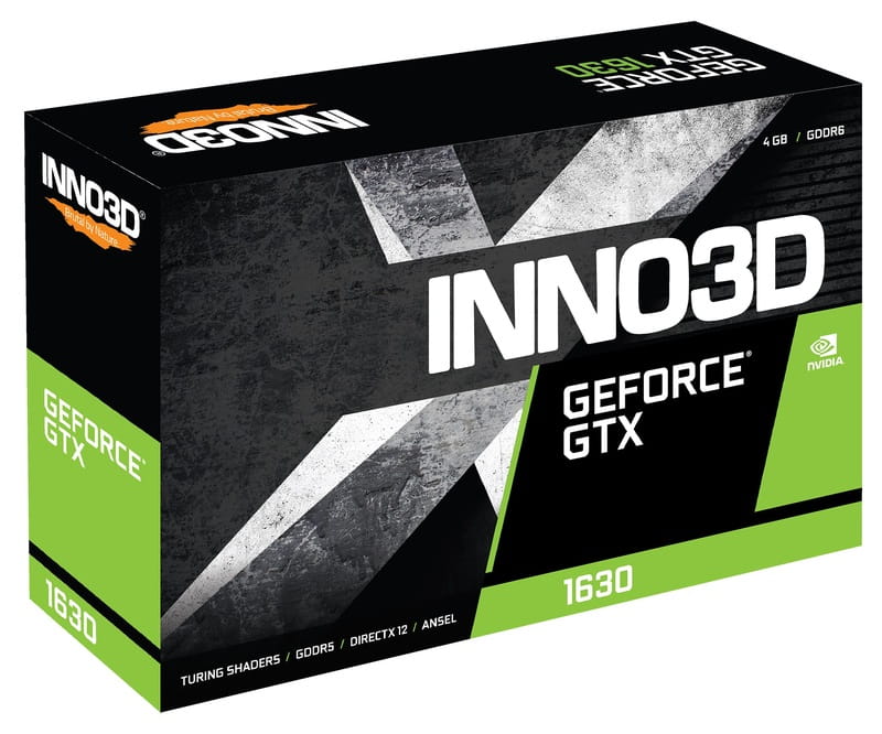 Видеокарта GF GTX 1630 4GB GDDR6 Twin X2 OC Inno3D (N16302-04D6X-1177VA25)