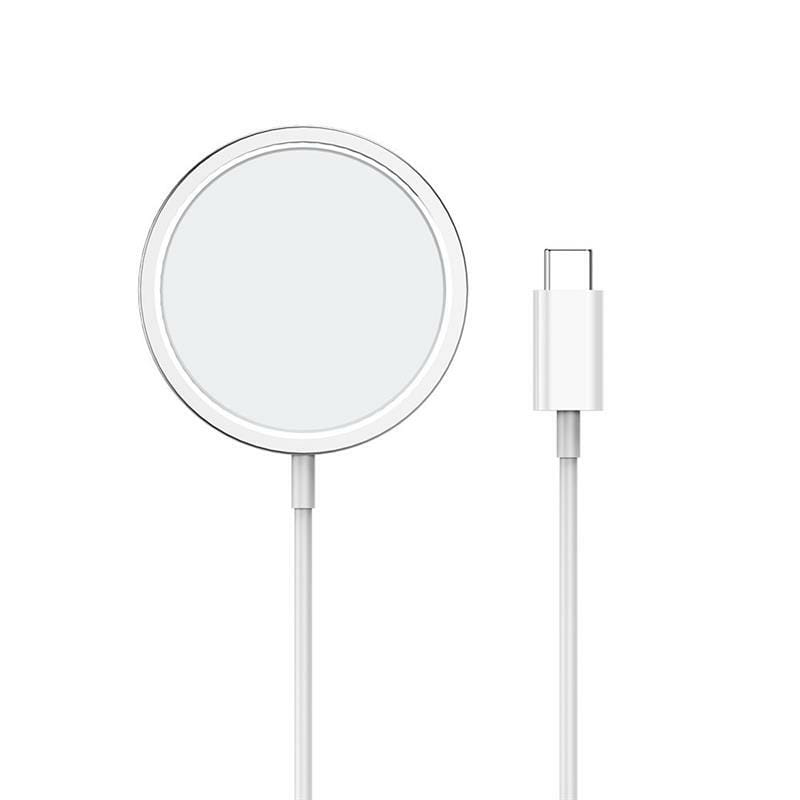 Беспроводное зарядное устройство СolorWay MagSafe Charger 15W for iPhone White (CW-CHW27Q-WT)