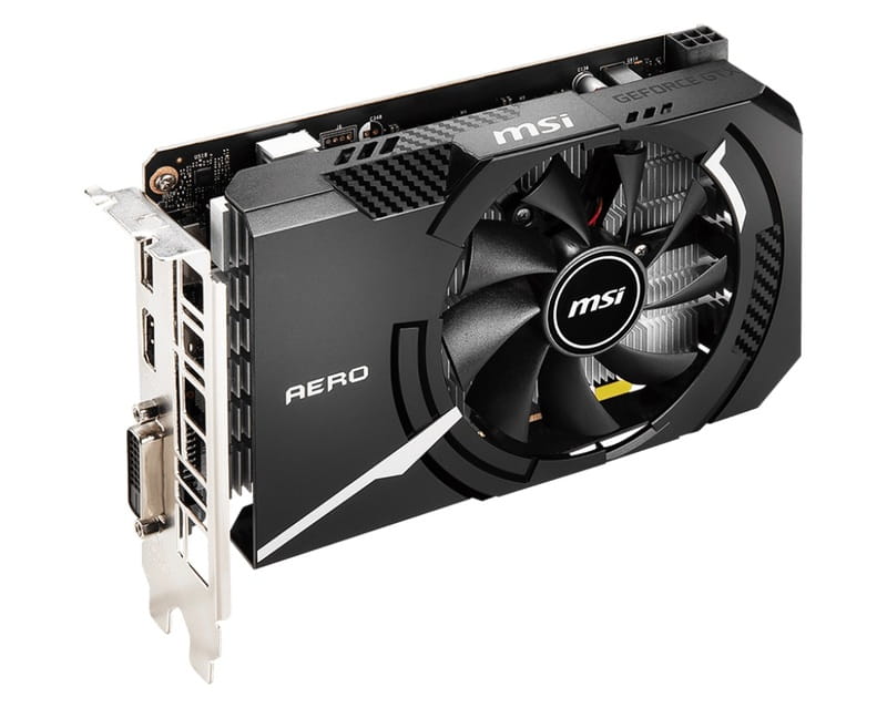 Видеокарта GF GTX 1650 4GB GDDR6 Aero ITX V1 MSI (GeForce GTX 1650 D6 Aero ITX V1)
