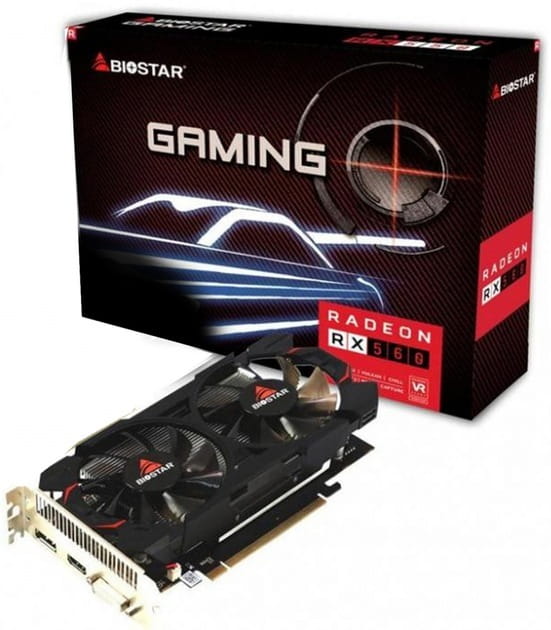 Відеокарта AMD Radeon RX 560 4GB GDDR5 Biostar (VA5615RF41)