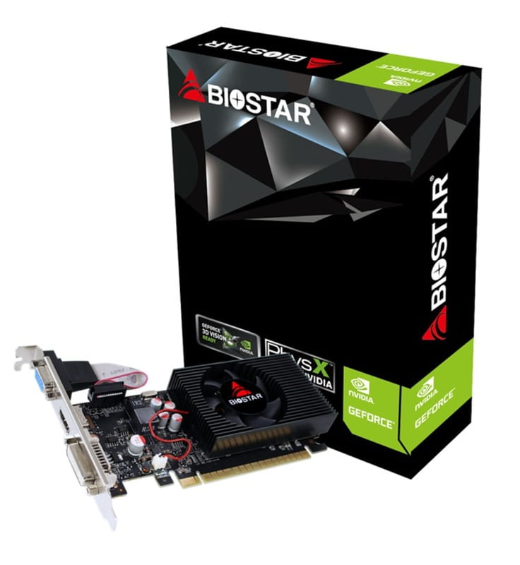 Видеокарта GF GT 730 2GB GDDR3 LP Biostar (GT730-2GB_D3_LP)