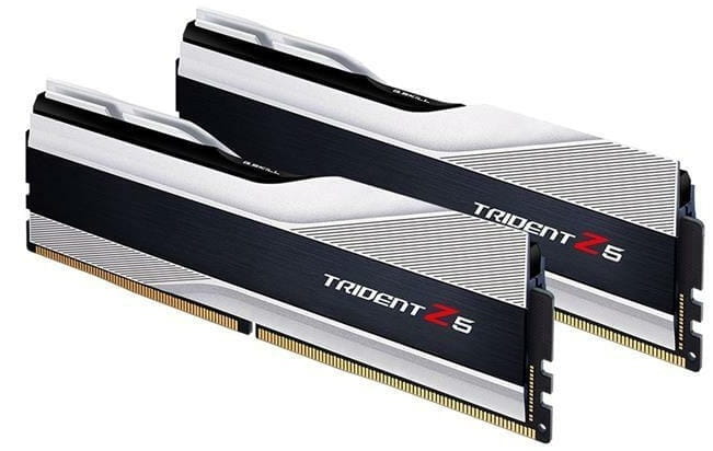 Модуль пам`ятi DDR5 2x16GB/5600 G.Skill Trident Z5 Silver (F5-5600J4040C16GX2-TZ5S)