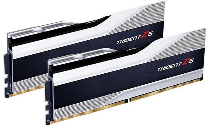 Модуль пам`ятi DDR5 2x16GB/5600 G.Skill Trident Z5 Silver (F5-5600J4040C16GX2-TZ5S)