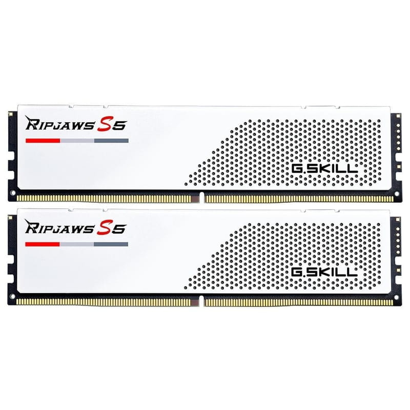 Модуль памяти DDR5 2x16GB/6000 G.Skill Ripjaws S5 White (F5-6000J3238F16GX2-RS5W)