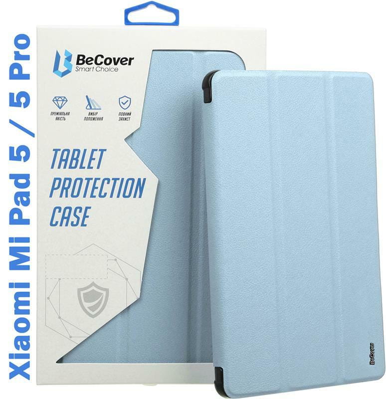 Чехол-книжка BeCover Soft Edge для Xiaomi Mi Pad 5/5 Pro Light Blue (708365)