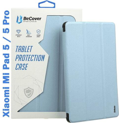Photos - Tablet Case Becover Чохол-книжка  Soft Edge для Xiaomi Mi Pad 5/5 Pro Light Blue (70836 
