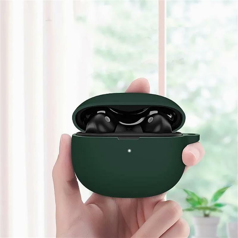 Чохол BeCover Silicon для Xiaomi Redmi Buds 3T Pro Dark Green (708618)
