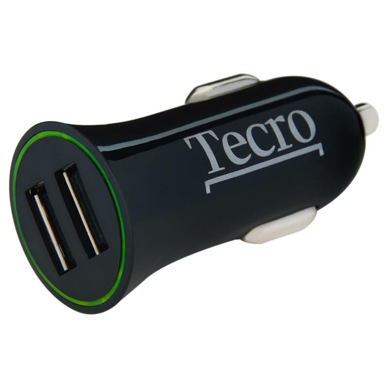 Автомобильное зарядное устройство Tecro (2USBх2.1A) Black (TCR-0221AB)