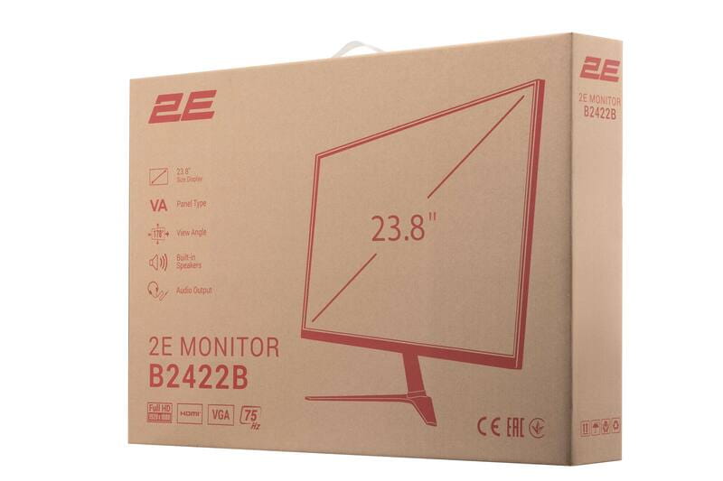 Монитор 2E 23.8" B2422B (2E-B2422B-01.UA) VA Black