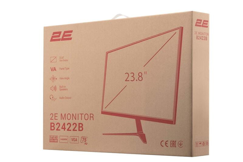 Монітор 2E 23.8" B2422B (2E-B2422B-01.UA) VA Black