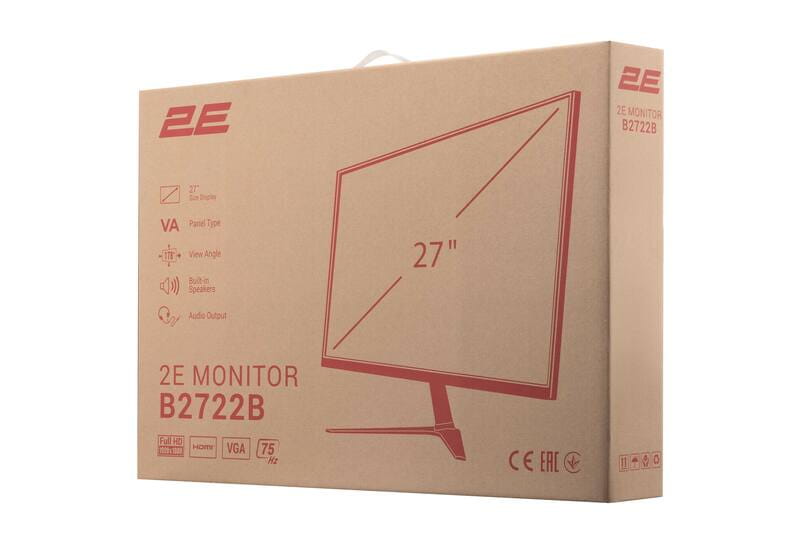 Монитор 2E 27" B2722B (2E-B2722B-01.UA) VA Black