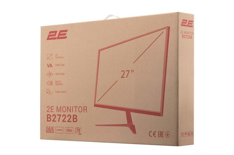 Монитор 2E 27" B2722B (2E-B2722B-01.UA) VA Black