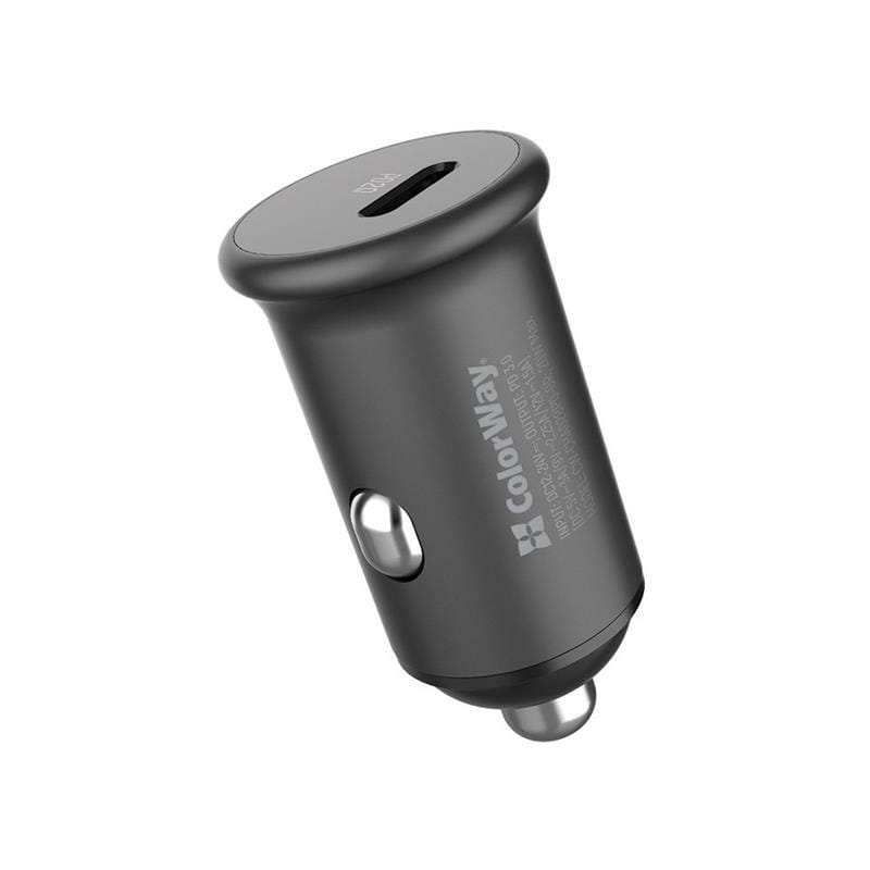 Автомобильное зарядное устройство ColorWay (1USBx3A, 20W) Power Delivery Port Gray (CW-CHA028PD-GR)