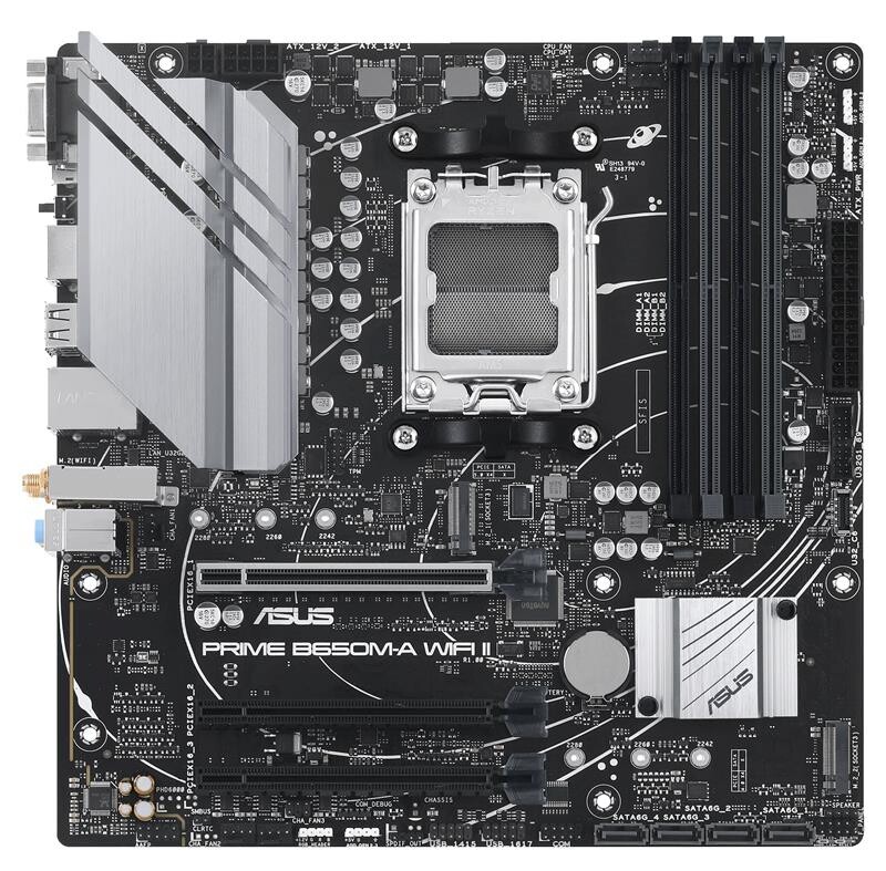 Материнська плата Asus Prime B650M-A WiFi II Socket AM5