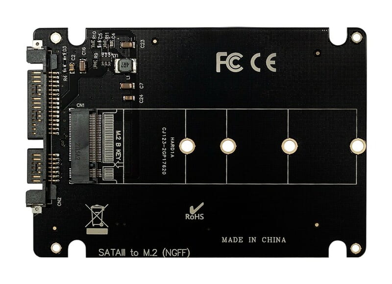 Плата расширения Frime (ECF-PCIEtoSSD015) PCI-E-4хM2, PLX8747