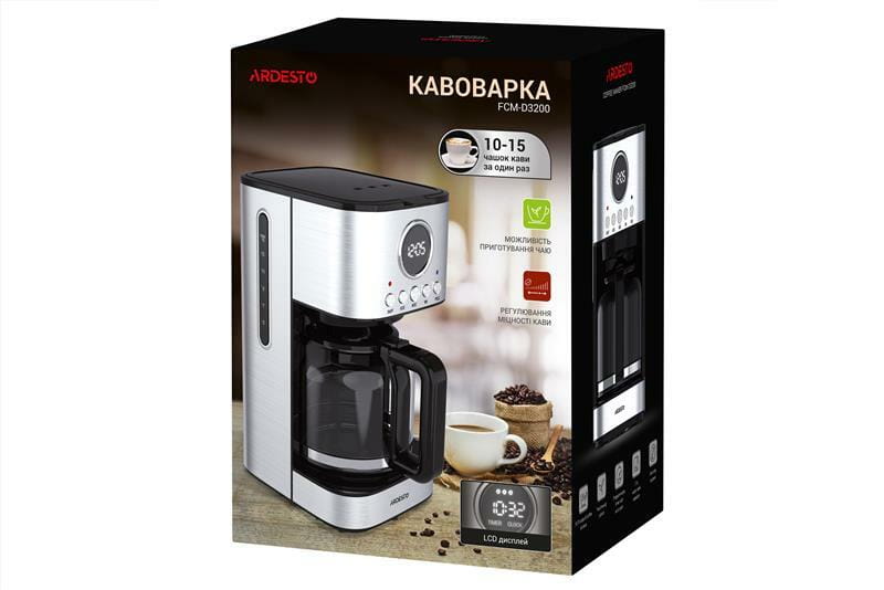 Кофеварка Ardesto FCM-D3200