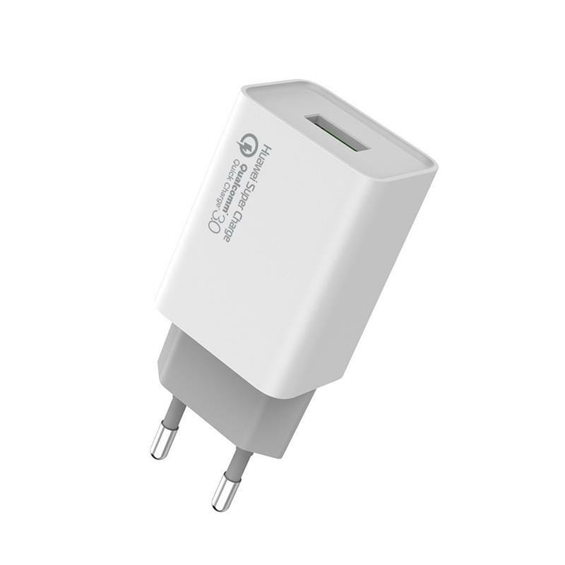 Сетевое зарядное устройство ColorWay QC3.0 (1USBx4A) White (CW-CHS014Q-WT)