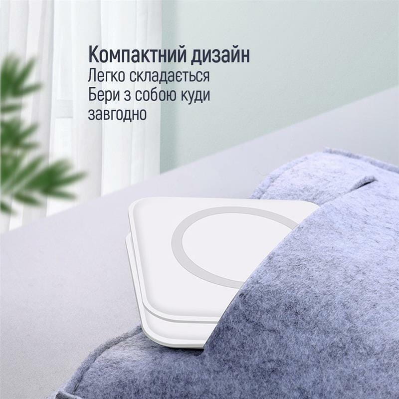 Бездротовий зарядний пристрій ColorWay MagSafe Duo Charger 15W for iPhone White (CW-CHW32Q-WT)