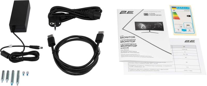Монітор 2E 30" G3022B (2E-G3022B-01.UA) VA Black