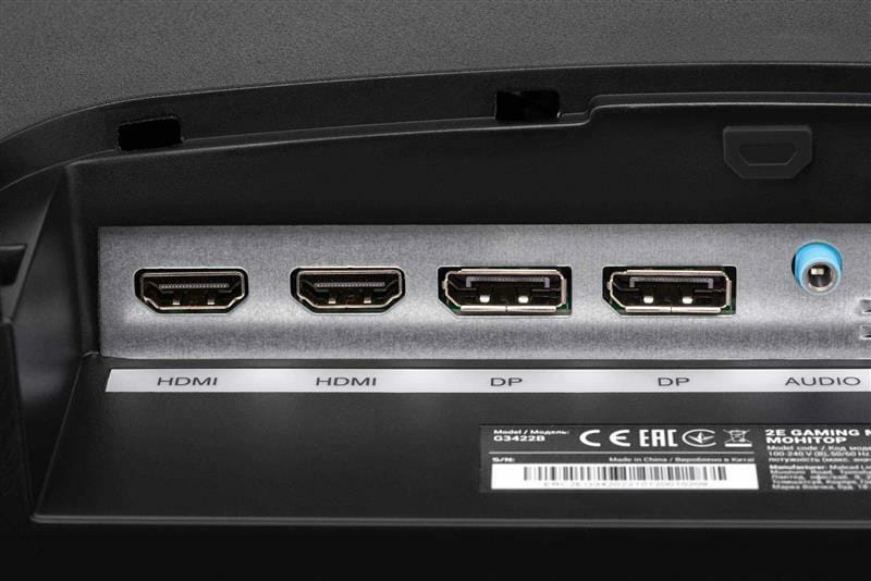 Монітор 2E 34" G3422B (2E-G3422B-01.UA) VA Black
