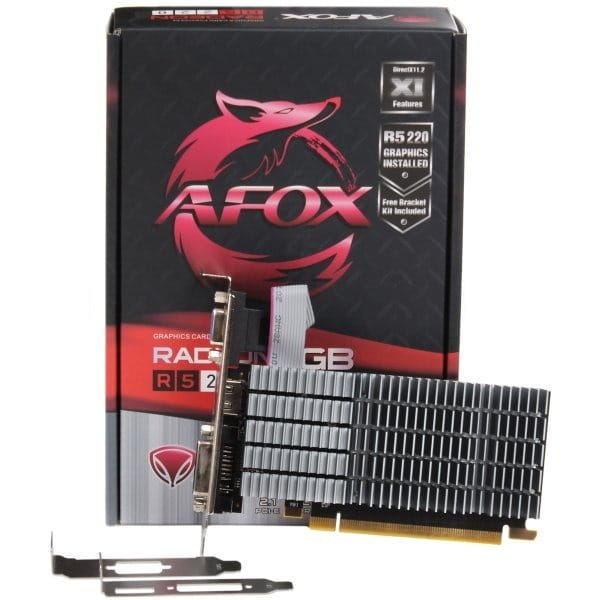 Відеокарта AMD Radeon R5 220 1GB GDDR3 Afox (AFR5220-1024D3L5-V2)