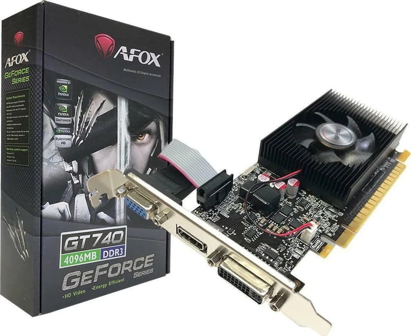 Видеокарта GF GT 740 4GB GDDR3 Afox (AF740-4096D3L3)