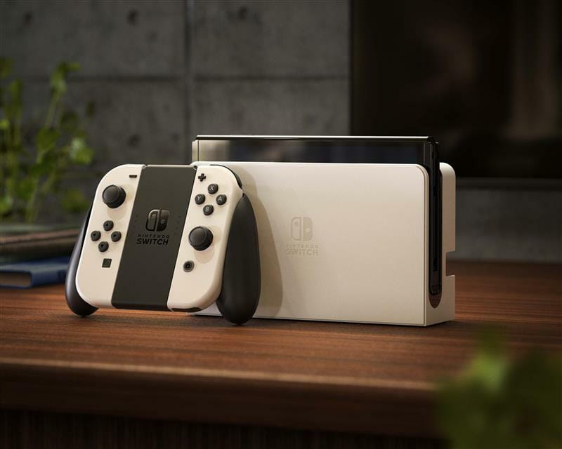 Игровая консоль Nintendo Switch OLED White (45496453435)
