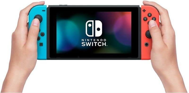 Игровая консоль Nintendo Switch (неоновый красный/неоновый синий)