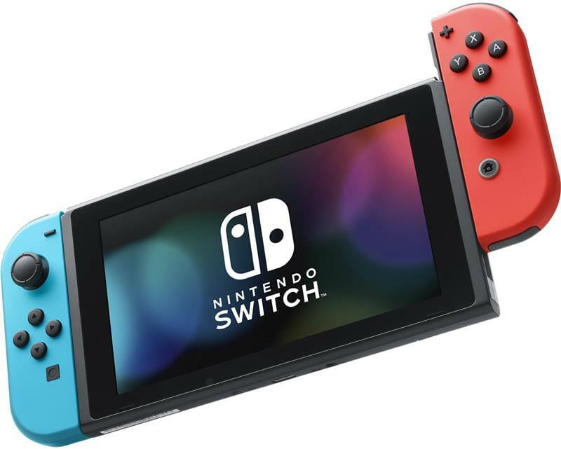 Игровая консоль Nintendo Switch (неоновый красный/неоновый синий)