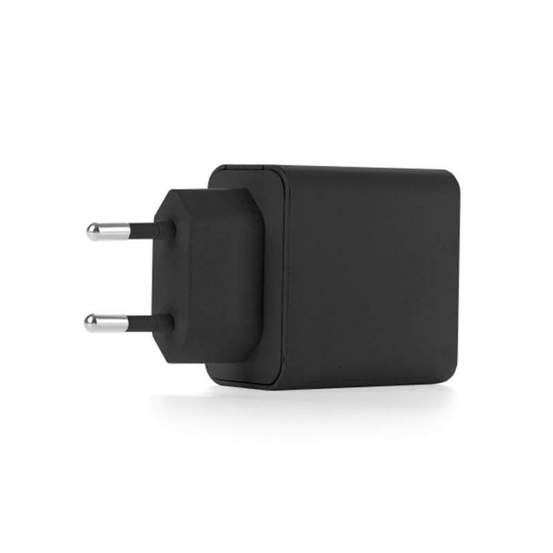 Мережевий зарядний пристрій ColorWay (Type-C PD + USB QC3.0) Black (CW-CHS023PD-BK)