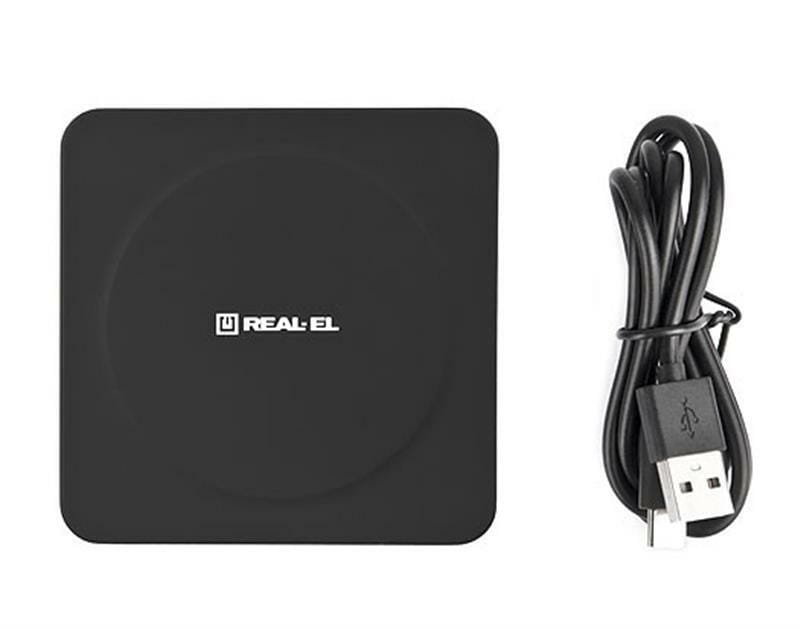 Беспроводное зарядное устройство REAL-EL WL-710 1.5A 5W Black