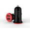 Фото - Автомобільний зарядний пристрій ColorWay (2USB,3.4A, 17W) Red/Black (CW-CHA026-BK) | click.ua