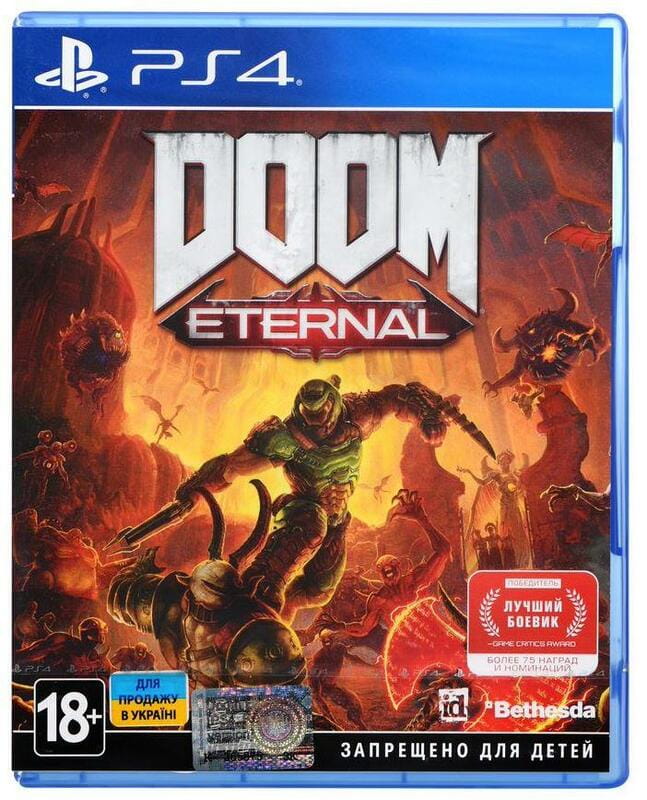 Игра DOOM ETERNAL для Sony PlayStation 4, Blu-ray (6422778)
