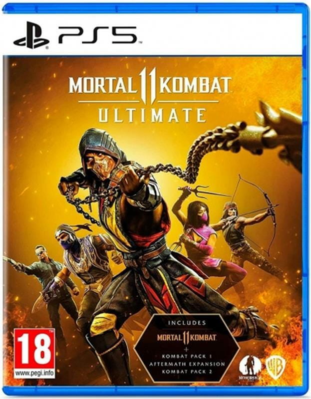 Гра Mortal Kombat 11 Ultimate Edition для Sony PlayStation 5, Russian subtitles,  Blu-ray (5051895413210)