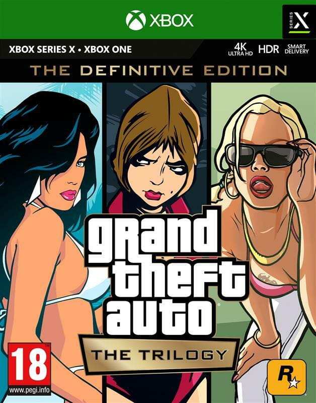 Гра Grand Theft Auto: The Trilogy – The Definitive Edition для Xbox One, Russian subtitles, Blu-ray (5026555366090)