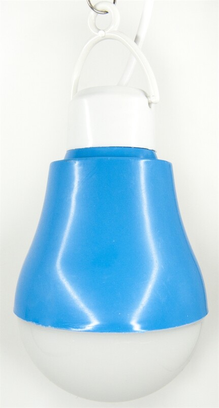 USB-світильник з LED-лампочкою Dengos, шнур ~1м, 5V, 5W, Blue (LED-BULB-5V5W-BLUE)
