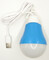 Фото - USB-світильник з LED-лампочкою Dengos, шнур ~1м, 5V, 5W, Blue (LED-BULB-5V5W-BLUE) | click.ua