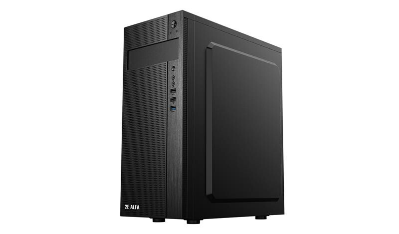 Корпус 2E Alfa Black (2E-E185) без БП