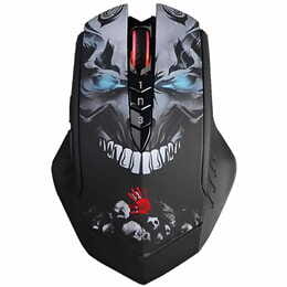 Миша бездротова Bloody R80 Plus (Skull) Black