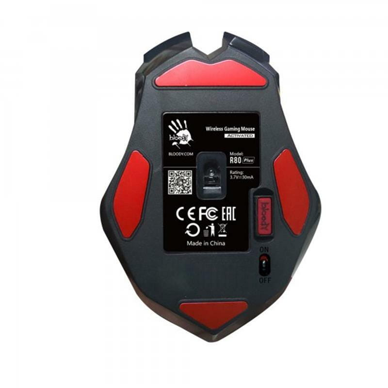 Мышь беспроводная Bloody R80 Plus (Skull) Black
