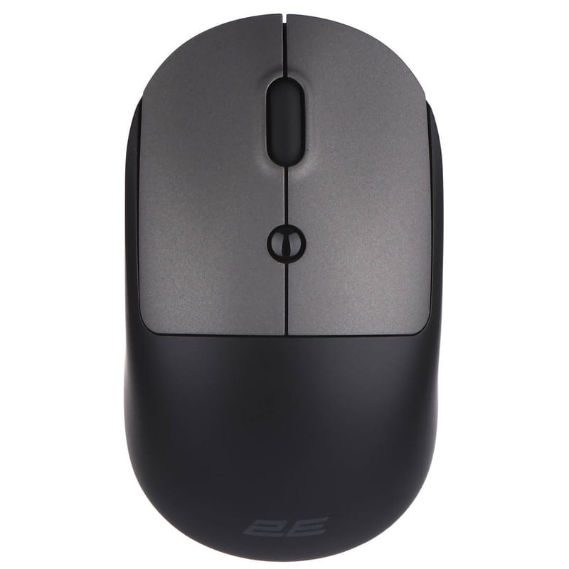 Мышь беспроводная 2E MF218 Silent Black/Gray (2E-MF218WBG)