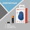 Фото - Мышь беспроводная 2E MF280 Silent Blue (2E-MF280WBL) | click.ua