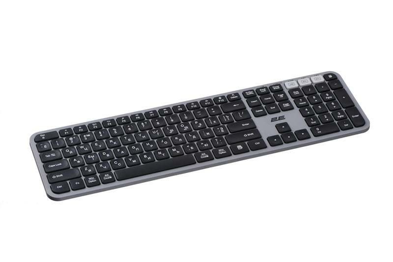 Клавиатура беспроводная 2E KS240 WL BT Gray (2E-KS240WG)